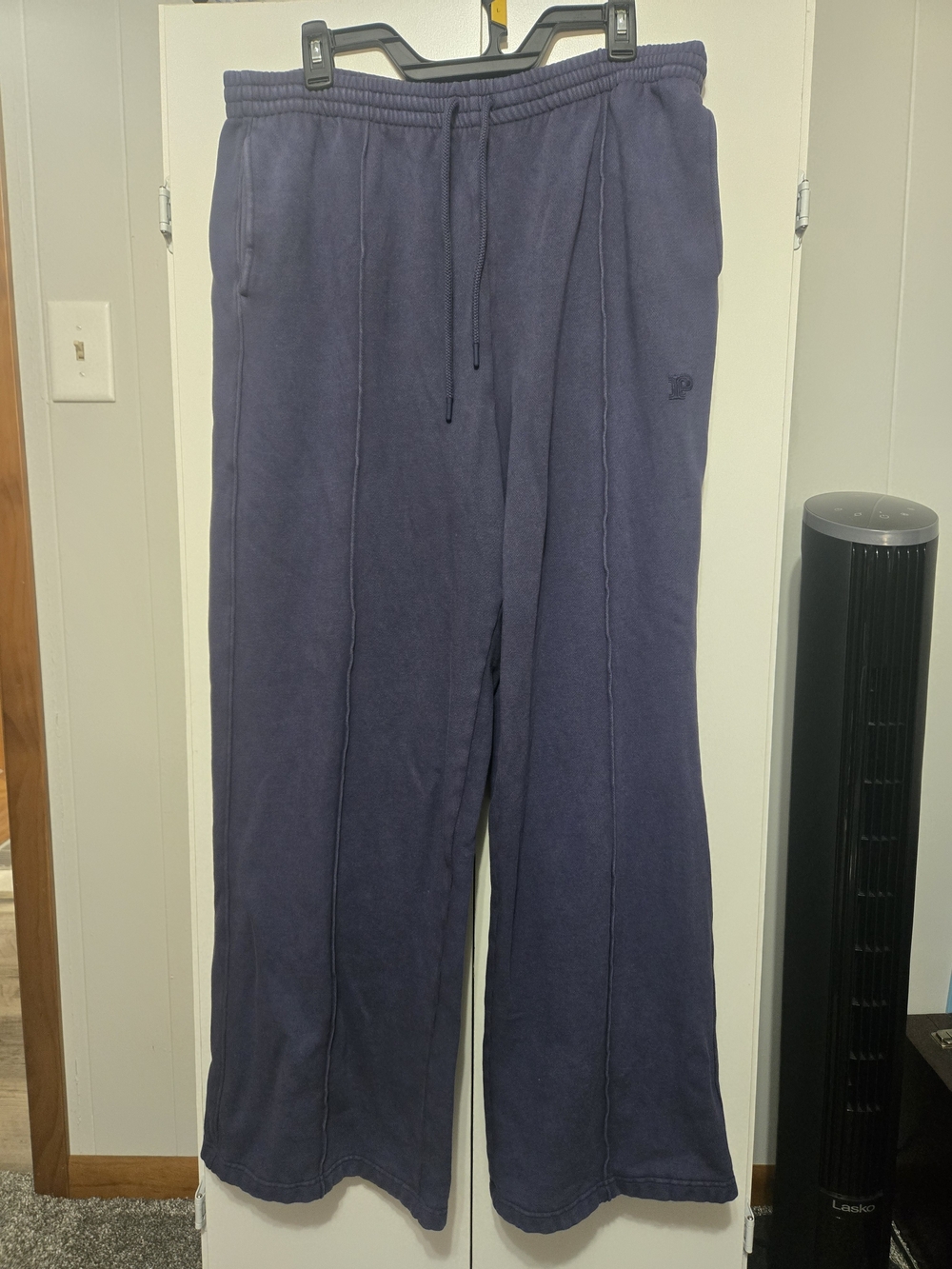 PINK Victoria's Secret Navy Wide Leg Lounge Pants